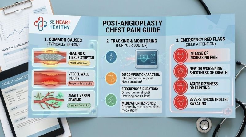 chest pain after angioplasty